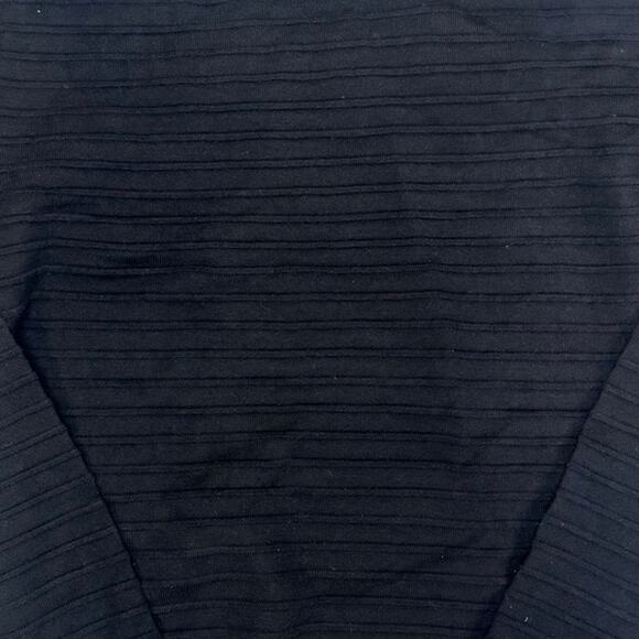 Calvin Klein Women's Black Ribbed Crew Neck Top Size S - Picture 5 of 5